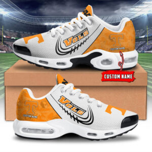 Tennessee Volunteers Personalized Name Team Logo Mix Colors Stitch Line Shoes Air Cushion Sneakers