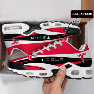 Tesla Wave Style Custom Name Air Max Shoes Air Cushion Sneakers