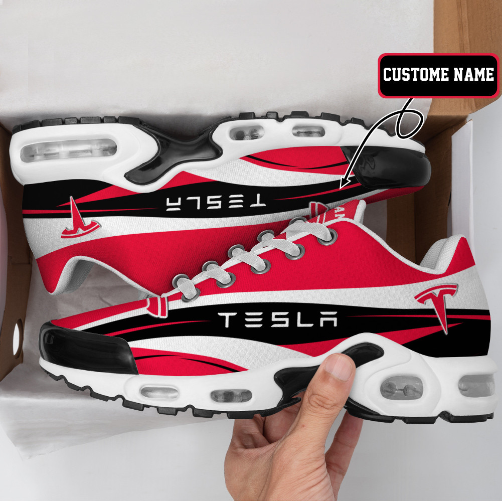Tesla Wave Style Custom Name Air Max Shoes Air Cushion Sneakers 1 Tesla Wave Style Custom Name Air Max Shoes Air Cushion Sneakers