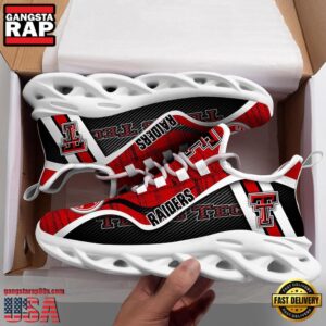 Texas Tech Red Raiders NCAA Clunky Air Max Shoes Air Cushion Sneakers