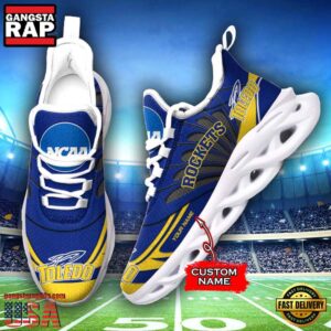NCAA Toledo Rockets Custom Name Air Max Shoes Air Cushion Sneakerss