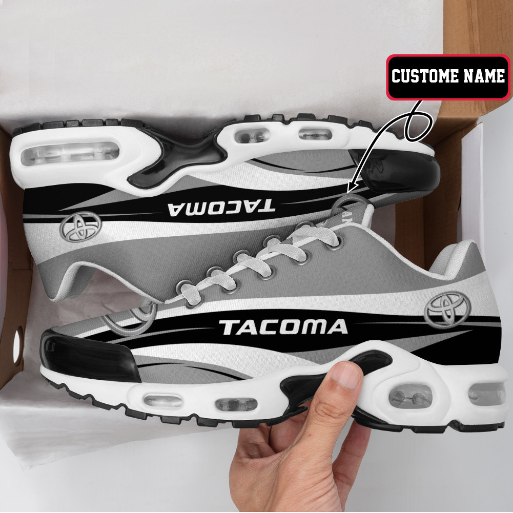 Toyota Tacoma Wave Style Custom Name Air Max Shoes Air Cushion Sneakers 1 Toyota Tacoma Wave Style Custom Name Air Max Shoes Air Cushion Sneakers