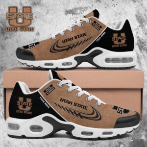 Utah State Aggies Shoes 2025 Version Custom Name, Shoes For Football Fans, Fan Gifts Ph637