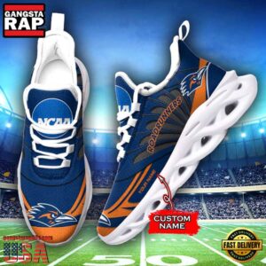 NCAA UTSA Roadrunners Custom Name Air Max Shoes Air Cushion Sneakerss