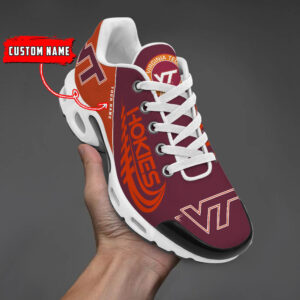 Virginia Tech Hokies Air Max Plus Shoes Sneakers For Men And Women