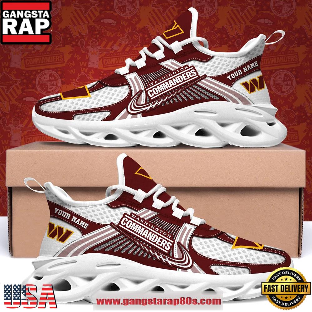 Washington Commanders Personalized Clunky Sneaker Max Soul Shoes 1 Washington Commanders Personalized Clunky Sneaker Max Soul Shoes