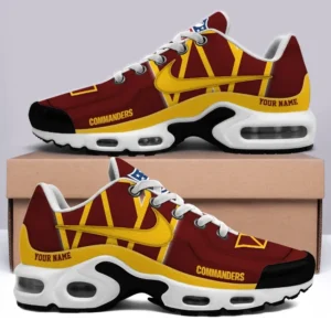 Washington Commanders Personalized Name Team Mix Colors V1 Shoes Air Cushion Sneakers