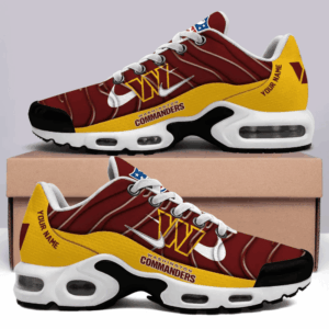 Washington Commanders Personalized Name Team Mix Colors V4 Shoes Air Cushion Sneakers