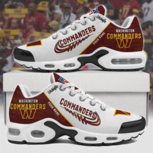 Washington Commanders Personalized Name Team Mix Colors Wing Logo Air Max Shoes Air Cushion Sneakers