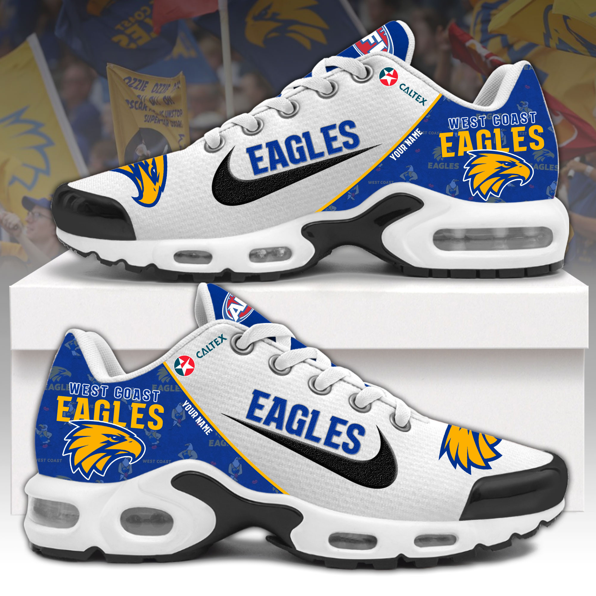 West Coast Eagles Air Max Plus Shoes Sneakers For Men And Women 1 West Coast Eagles Air Max Plus Shoes Sneakers For Men And Women