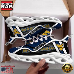 West Virginia Mountaineers NCAA Clunky Air Max Shoes Air Cushion Sneakers