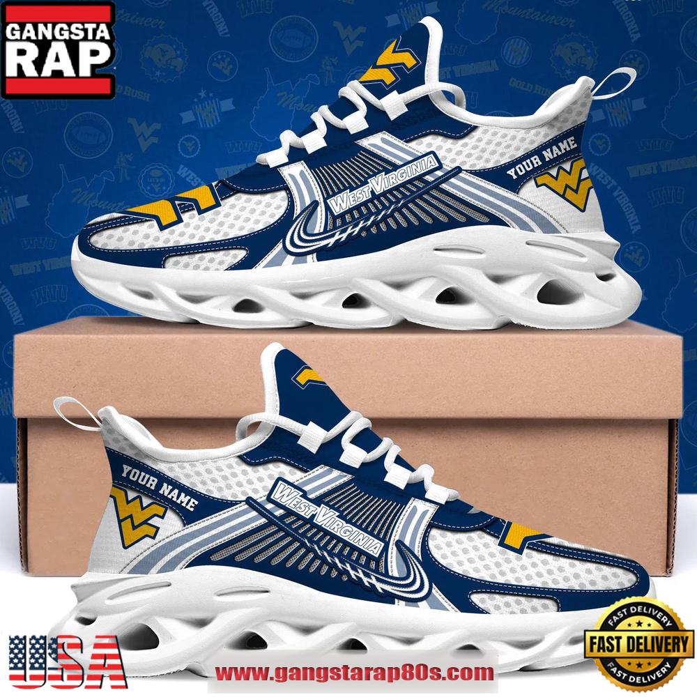 West Virginia Mountaineers Personalized Clunky Sneaker Max Soul Shoes 1 West Virginia Mountaineers Personalized Clunky Sneaker Max Soul Shoes