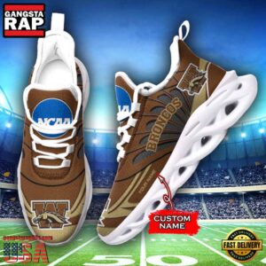 NCAA Western Michigan Broncos Custom Name Air Max Shoes Air Cushion Sneakerss