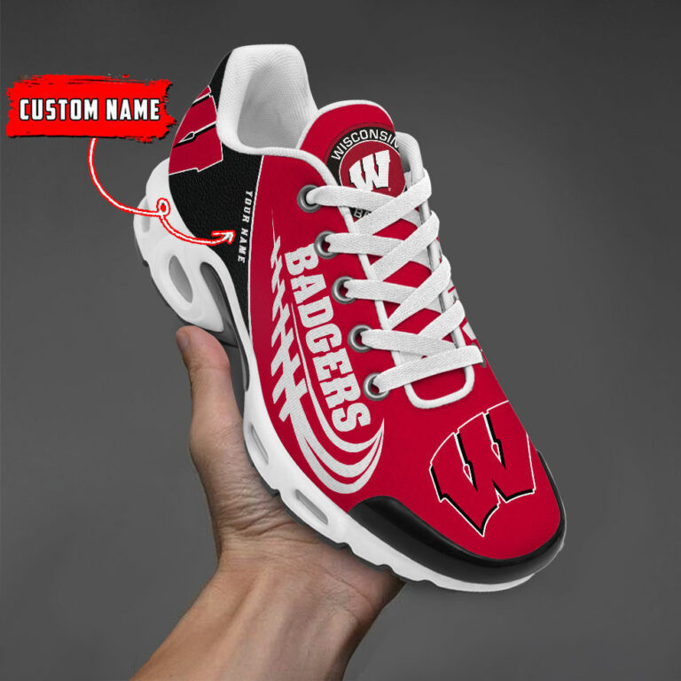 Wisconsin Badgers Air Max Plus Shoes Sneakers For Men And Women 1 Wisconsin Badgers Air Max Plus Shoes Sneakers For Men And Women