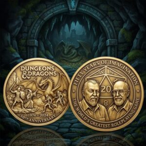 Dungeons And Dragons 50Th Anniversary Commemorative Coin