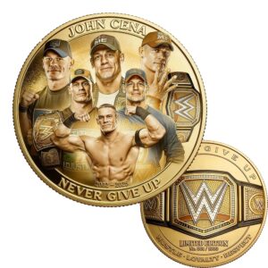 John Cena Wwe Never Give Up Commemorative Coin