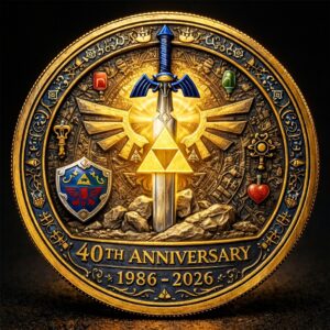 The Legend Of Zelda 40Th Anniversary Legacy Coin
