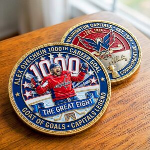 Alex Ovechkin 1000 Career Goals Commemorative Coin