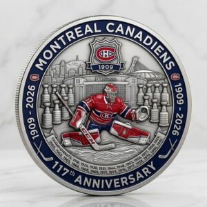 Montreal Canadiens 117Th Anniversary Collector Coin