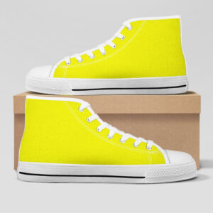 Yellow High Top Shoes