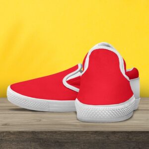 Red Slip On Shoes