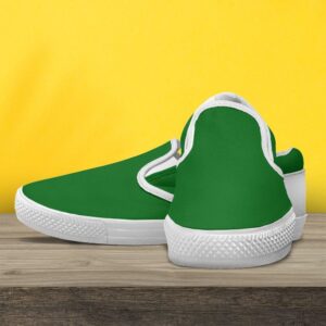 Green Slip On Shoes