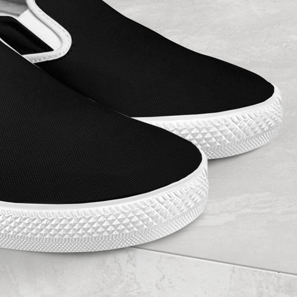 Black Slip On Shoes 3 Black Slip On Shoes - Image 3