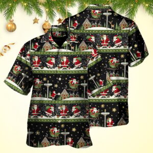 Christmas Santa Claus Big Night Hawaiian Shirt Cheap Christmas Gifts For Men
