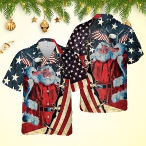 Patriotism America Christmas Hawaiian Shirt For Men & Women Best Christmas Gifts 2026