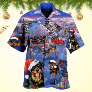 Rottweilers Christmas Hawaiian Shirt Men's WoMen's Best Christmas Gifts 2026