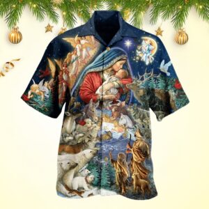 Cool JS Christmas Hawaiian Shirt Men's Christmas Gifts For Dad Husband