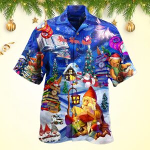 Reading Book On Christmas Hawaiian Shirt Christmas Gifts For Boyfriend