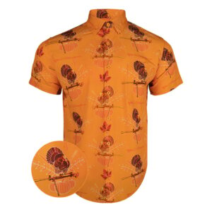 Full Platter Button Down Shirt Tactical Shirt Hawaii Style Gifts For Thanksgiving
