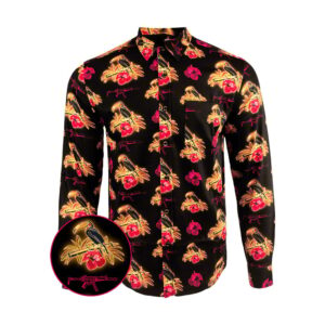 Cans and Toucans Long Sleeve Button Down Shirt Deadair Silencers x Retro Rifle Collab Shirt