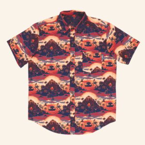 Homestar Runner Merch Ginger Island Resort Button Up Shirt Stardew Valley Shirt Gifts For Dudes