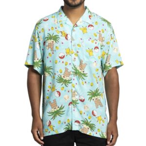 Pokemon Merch Pokemon Holiday Hawaiian Shirt Christmas Gifts For Boyfriend