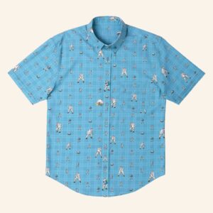 Saturday Night Live Merch SNL 50 x RSVLTS Down By The River Button Up Shirt Gifts For Him