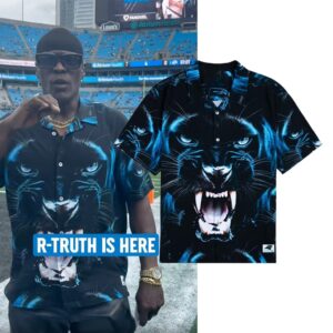 R Truth Golf Wang Carolina Football Rayon Hawaiian Shirt Birthday Present For Husband