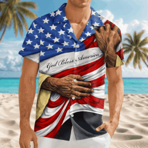 God Bless America Hawaii Shirt America 250 Merchandise Patriotic Gifts For Him