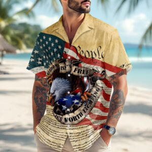 Freedom Isn't Free, It's Worth Fighting For - America 250 Hawaii Shirt America 250 Merchandise Patriotic Themed Gifts