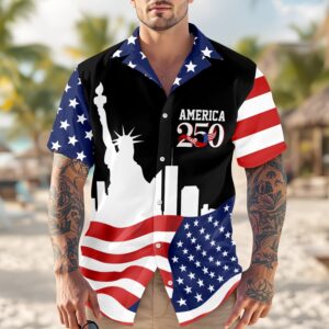 America 250 Years Hawaii Shirt America 250 Merchandise Unique Patriotic Gifts