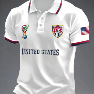 World Cup 2026 United States Soccer Polo Shirt USA National Team Fan Gear Gift For Supporters
