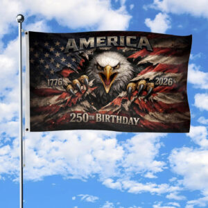 Eagle America 250Th Birthday Flag July 4 Decorations Independence Day