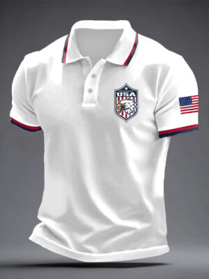 USA Soccer Polo Shirt FIFA World Cup 2026 USA Clothing Gift For Soccer Fan