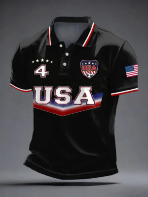 USA Soccer Supporter Polo Shirt FIFA World Cup 2026 Apparel Gift For Fans
