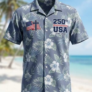 250th Anniversary USA Hawaiian Shirt In God We Trust 1776-2026