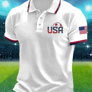 USA Soccer 2026 World Cup Polo Shirt Game Day Shirt Football Fans Gifts For Fans