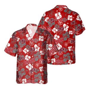 UNLV Rebels Hibiscus Bloom Hawaiian Shirt