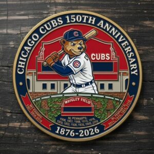 Chicago Cubs Mascot 150Th Anniversary Commemorative Coin 2026
