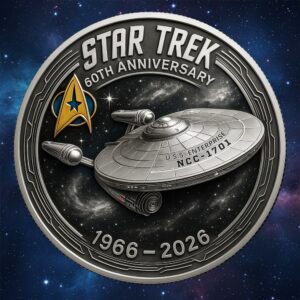 Star Trek 60Th Anniversary Commemorative Coin